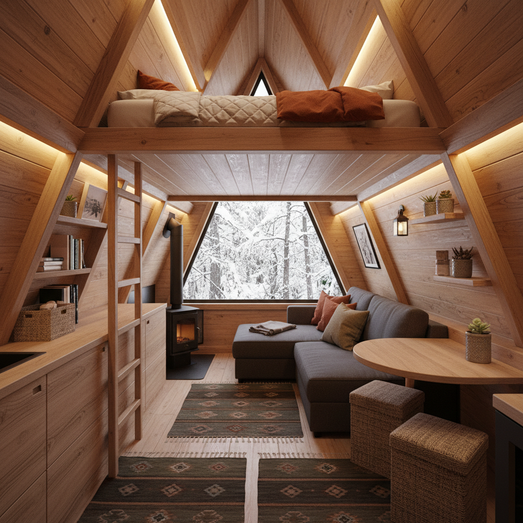 Smart Layout Hacks to Maximize Space in Your A-Frame Cabin
